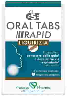 GSE ORAL TABS RAPID LIQUIRIZIA 12 COMPRESSE DA 1,5 G