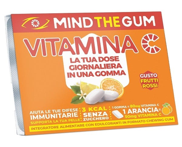 MIND THE GUM VITAMINA C AGRUMI 9 CHEWINGUM