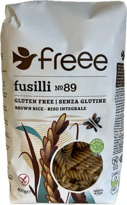FREEE FUSILLI N89 RISO INTEGRALE 400 G FREEE FUSILLI N89 RISO INTEGRALE 400 G