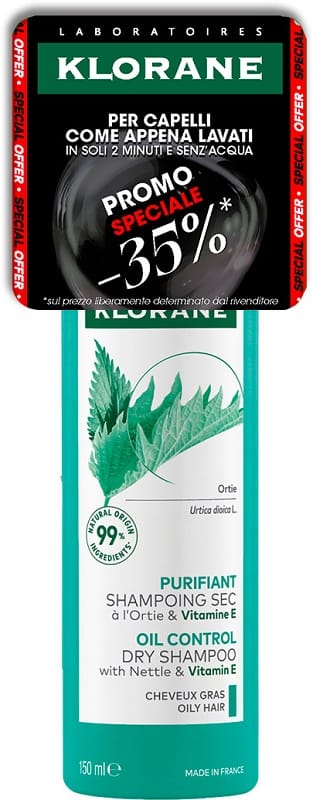 Klorane Shampoo Secco Ortica 150 Ml Black Friday