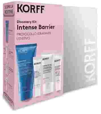 DISCOVERY KIT INTENSE BARRIER LATTE DETERGENTE 100 ML + SIERO 10 ML + CREMA 20 ML + CREMA FLUIDA 15 ML