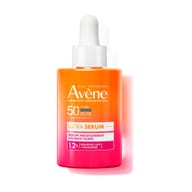Eau Thermale Avène Ultra Siero SPF50+, Rimpolpa Immediatamente, Protezione solare viso molto alta, con Acido Ialuronico e Niacinamide, 30ml