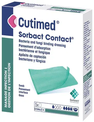 MEDICAZIONE IDROFOBICA CUTIMED SORBACT CONTACT 7X9 CM 5 PEZZI MEDICAZIONE IDROFOBICA CUTIMED SORBACT CONTACT 7X9 CM 5 PEZZI