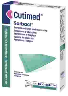 MEDICAZIONE IDROFOBICA CUTIMED SORBACT PAD 10X10 CM 5 PEZZI