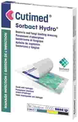 MEDICAZIONE IDROFOBICA CUTIMED SORBACT HYDRO 7,5X15 CM 10 PEZZI