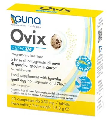 OVIX ALLERGIM 45 COMPRESSE DA 350 MG OVIX ALLERGIM 45 COMPRESSE DA 350 MG