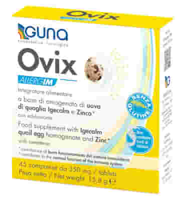 OVIX ALLERGIM 45 COMPRESSE DA 350 MG OVIX ALLERGIM 45 COMPRESSE DA 350 MG