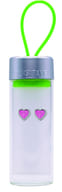 ORECCHINI POST FORATURA IN ACCIAIO CHIRURGICO ANALLERGICO TUBE CUBE CUORE ROSA ACCIAIO 6 MM 1429-75