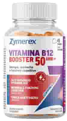 ZYMEREX VITAMINA B12 BOOSTER 50 ANNI+ 45 GUMMIES GUSTO MANDARINO CON EDULCORANTI SENZA ZUCCHERI SENZA GLUTINE SENZA LATTOSIO