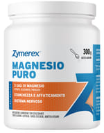 ZYMEREX MAGNESIO PURO POLVERE 300 G GUSTO AGRUMI CON EDULCORANTE SENZA ZUCCHERI SENZA GLUTINE SENZA LATTOSIO
