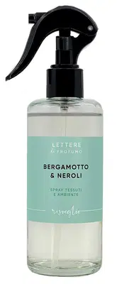 LETTERE DI PROFUMO BERGAMOTTO/NEROLI SPRAY AMBIENTE 200 ML LETTERE DI PROFUMO BERGAMOTTO/NEROLI SPRAY AMBIENTE 200 ML