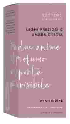 LETTERE DI PROFUMO LEGNI PREZIOSI AMBRA GRIGIA AMBIENTE 250 ML