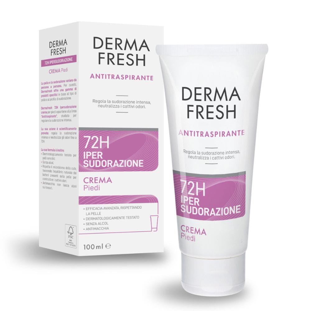 DERMAFRESH 72H IPERSUDORAZIONE PIEDI CREMA 100 ML