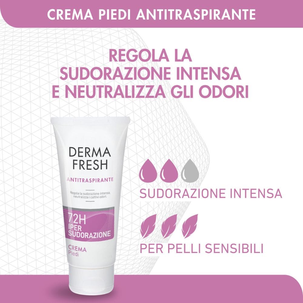 DERMAFRESH 72H IPERSUDORAZIONE PIEDI CREMA 100 ML