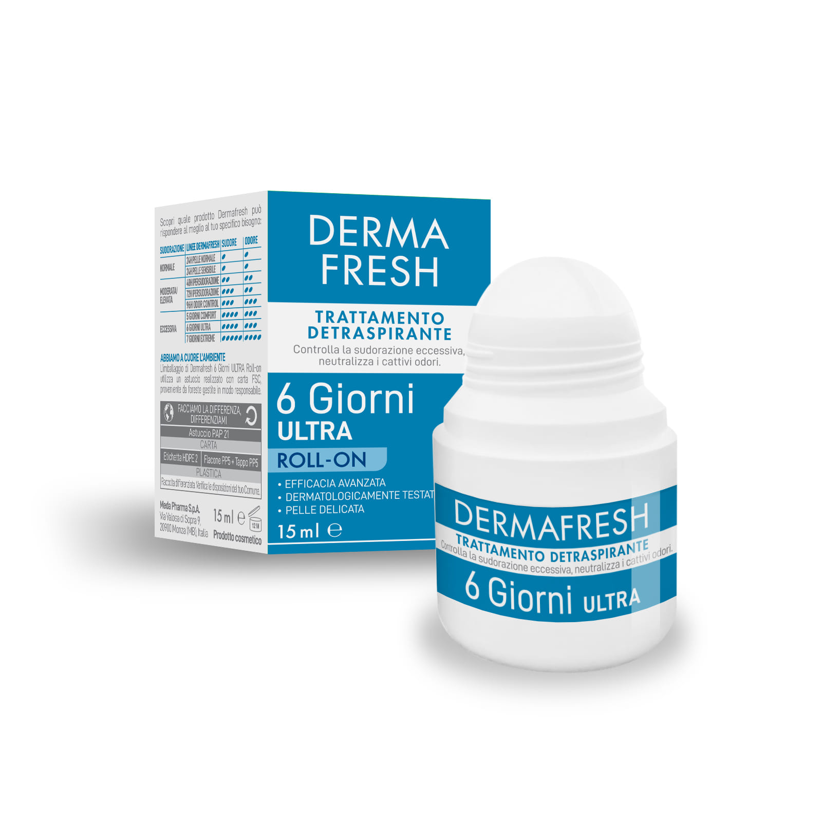 DERMAFRESH 6 GIORNI ROLL ON 15 ML