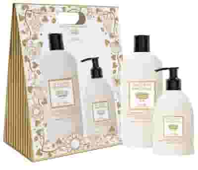 LA ROSA COFANETTO BAG BIO BAGNODOCCIA DELICATO ALL'OLIO DI OLIVA BIO + BIO CREMA FLUIDA CORPO ALL'OLIO DI OLIVA BIO