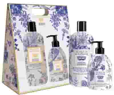 PASHMINA PATCHOULY COF BAG BIO BAGNODOCCIA DELICATO ALL'OLIO DI OLIVA BIO + BIO CREMA FLUIDA CORPO ALL'OLIO DI OLIVA BIO