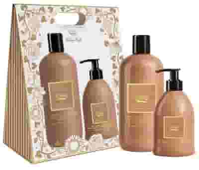 SUBLIME CAFFE COFANETTO BAG BIO BAGNODOCCIA DELICATO ALL'OLIO DI OLIVA BIO + BIO CREMA FLUIDA CORPO ALL'OLIO DI OLIVA BIO