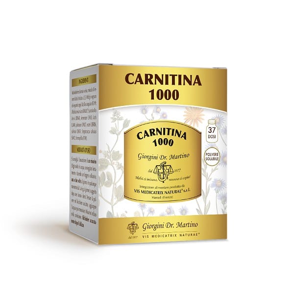l carnitina in polvere CARNITINA 1000 POLVERE SOLUBILE 100 G