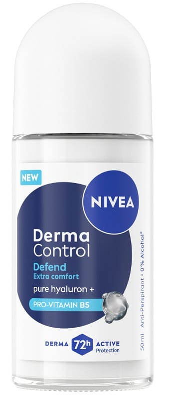 NIVEA DEODORANTE DERMA CONTROL DEFEND 72 ORE ROLL-ON 50 ML