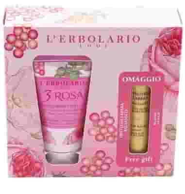 3 ROSA CREMA NUTRIENTE MANI 75 ML + PROTEGGI LABBRA BALSAMICO OMAGGIO