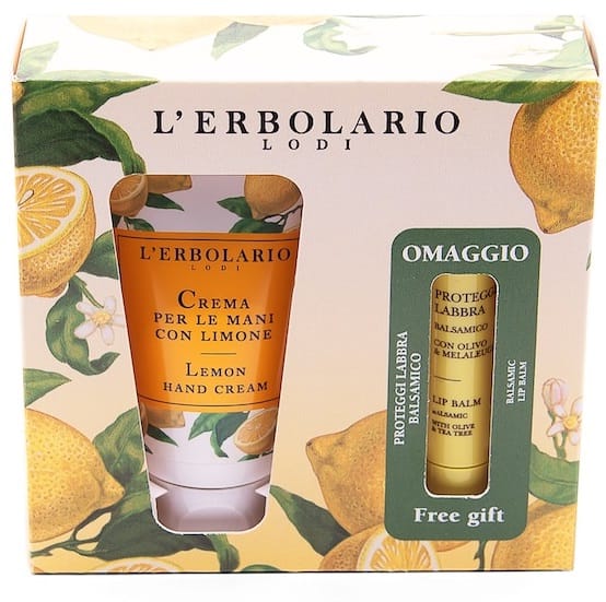 CREMA MANI CON LIMONE 75 ML + PROTEGGI LABBRA BALSAMICO OMAGGIO