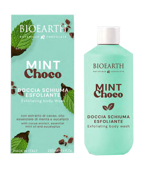BIOEARTH BAGNODOCCIA ESFOLIANTE MINT CHOCO 250 ML