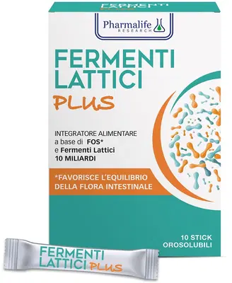FERMENTI LATTICI PLUS 10 STICK OROSOLUBILI FERMENTI LATTICI PLUS 10 STICK OROSOLUBILI