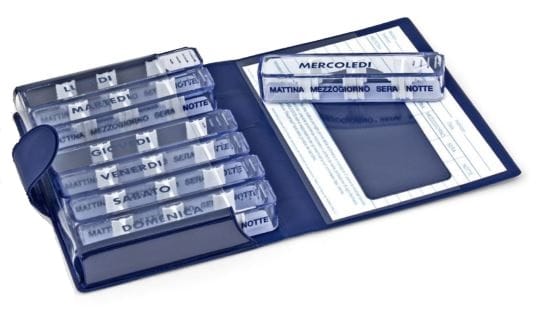 MEDIDOS PORTAPILLOLE SETTIMANALE SILVER