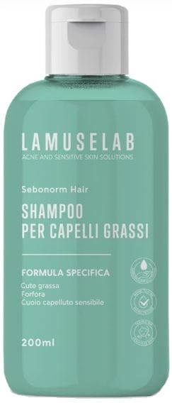 LAMUSELAB SEBONORM HAIR SHAMPOO PER CAPELLI GRASSI 200 ML