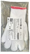 GUANTO IN COTONE SANICAR BIANCO LARGE 8/8,5 1 PAIO