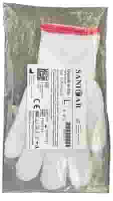 GUANTO IN COTONE SANICAR BIANCO LARGE 8/8,5 1 PAIO