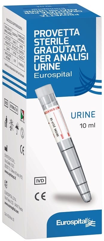 EUROSPITAL PROVETTA STERILE URINE DA 10 ML
