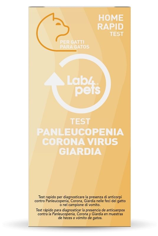 LAB4PETS TEST RAPIDO PANLEUCOPENIA/CORONAVIRUS/GIARDIA GATTI