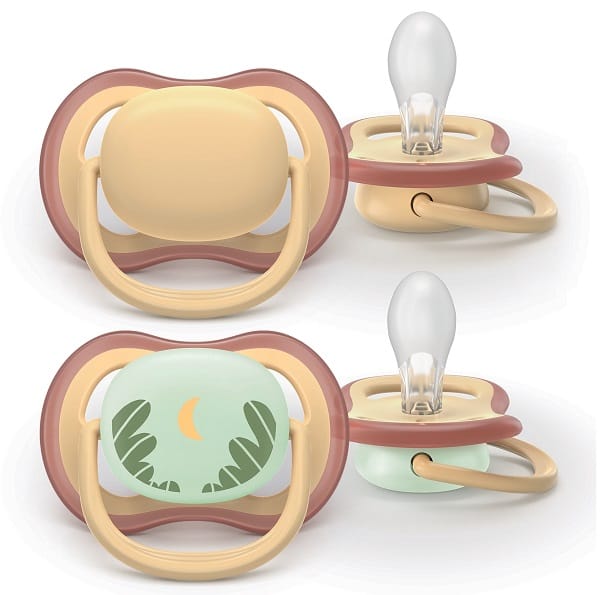 PHILIPS AVENT SUCCHIETTI AIR 0-6M GIORNO E NOTTE ARANCIONE 2 PEZZI