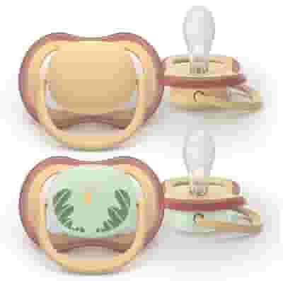 PHILIPS AVENT SUCCHIETTI AIR 0-6M GIORNO E NOTTE ARANCIONE 2 PEZZI