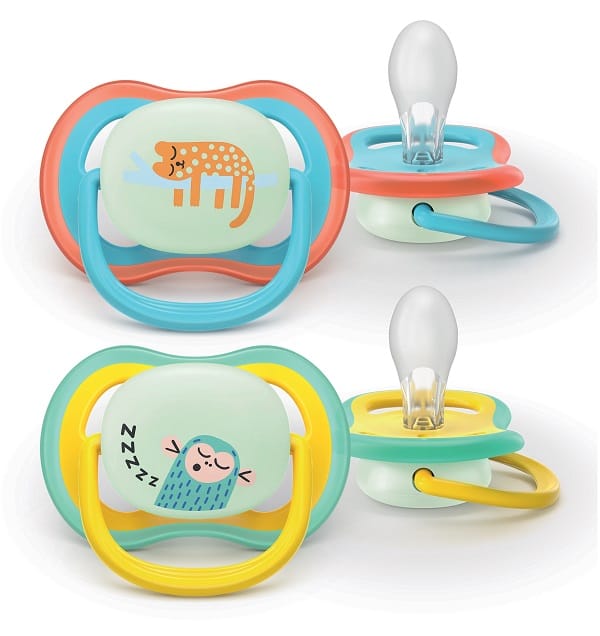 PHILIPS AVENT SUCCHIETTI AIR NOTTE +18M CON ANIMALI LEOPARDO SCIMMIA 2 PEZZI