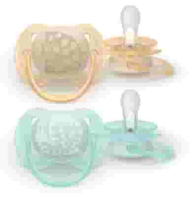 PHILIPS AVENT SUCCHIETTI SOFT 0-6M ROSA E AZZURRO CON DISEGNI 2 PEZZI