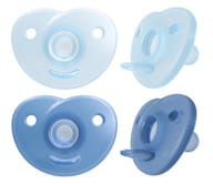 PHILIPS AVENT SUCCHIETTI SOOTHIE HEART 0-6M AZZURRO E BLU 2 PEZZI