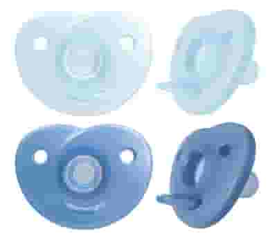 PHILIPS AVENT SUCCHIETTI SOOTHIE HEART 0-6M AZZURRO E BLU 2 PEZZI