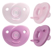 PHILIPS AVENT SUCCHIETTI SOOTHIE HEART 0-6M ROSA E FUXIA 2 PEZZI