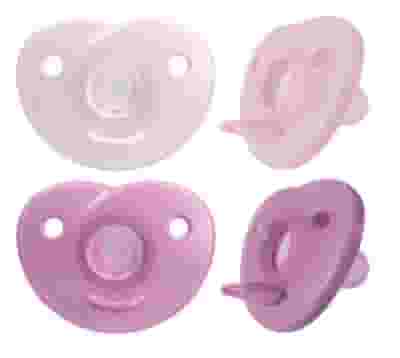 PHILIPS AVENT SUCCHIETTI SOOTHIE HEART 0-6M ROSA E FUXIA 2 PEZZI