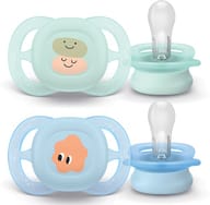 PHILIPS AVENT SUCCHIETTI ULTRASTART 0-2M VERDE E AZZURRO CON DISEGNI 2 PEZZI