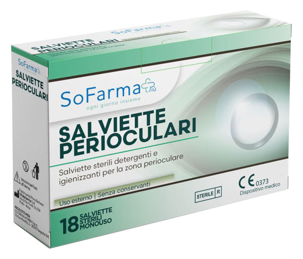 Salvietta Perioculare 18 Pezzi Sofarmapiu'-image
