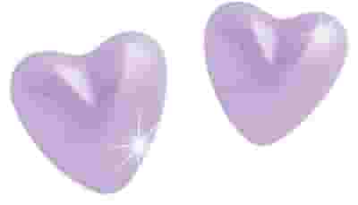 MJ POST 510 ORECCHINO DEFINITIVO MEDICAL JEWELS CUORE LILLA