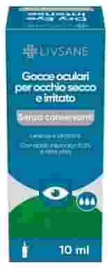 GOCCE OCULARI OCCHIO SECCO IRRITATO LIVSANE 10 ML SENZA CONSERVANTI