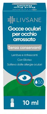 GOCCE OCULARI OCCHIO ARROSSATO LIVSANE 10 ML SENZA CONSERVANTI GOCCE OCULARI OCCHIO ARROSSATO LIVSANE 10 ML SENZA CONSERVANTI