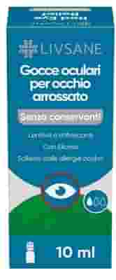 GOCCE OCULARI OCCHIO ARROSSATO LIVSANE 10 ML SENZA CONSERVANTI GOCCE OCULARI OCCHIO ARROSSATO LIVSANE 10 ML SENZA CONSERVANTI