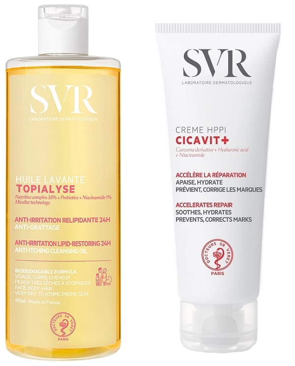 SVR MOMMY SET 1 TOPIALYSE HUILE LAVANTE 400 ML + 1 CICAVIT+ HPPI 40 ML