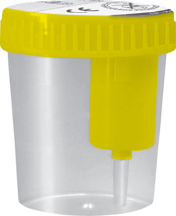 SILVER CROSS CONTENITORE URINA STERILE 120 ML TAPPO A VITE GIALLO